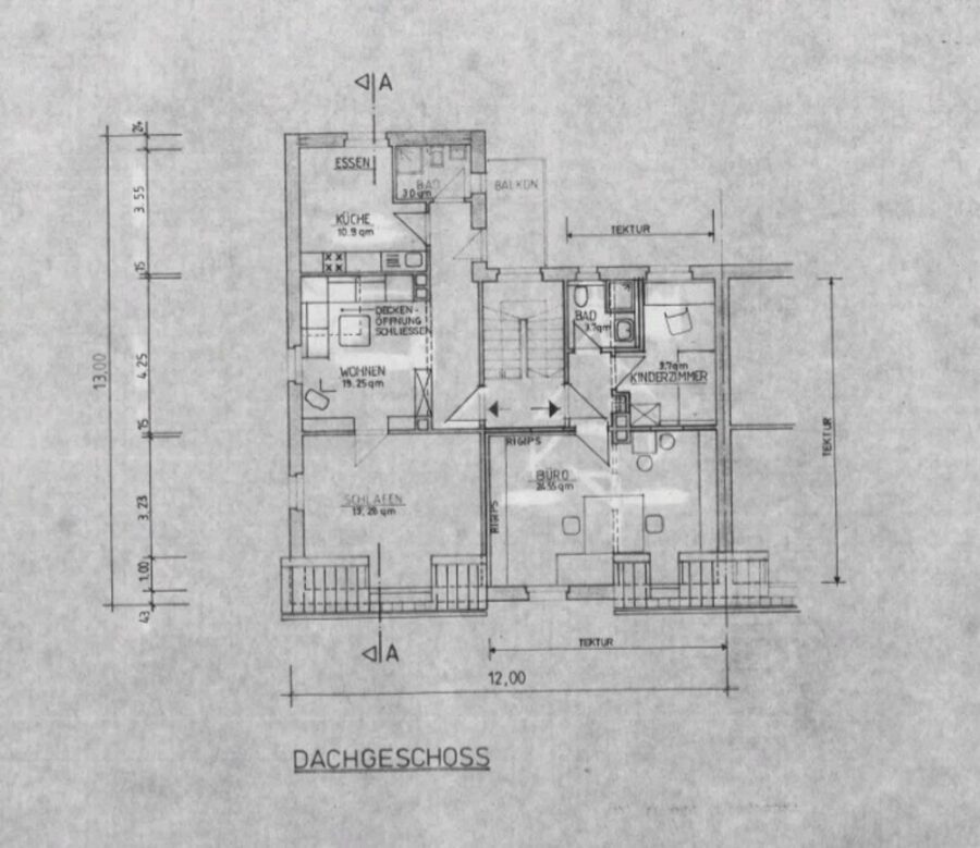 **Gepflegtes Mehrfamilienhaus in City Lage inkl. bebaubares Grundstück** - Dachgschoss